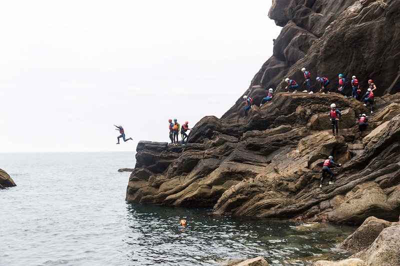 coasteering